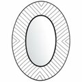 Safavieh Tanra Mirror, Black MRR1043A